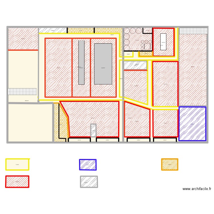 Atelier MASE. Plan de 37 pièces et 927 m2