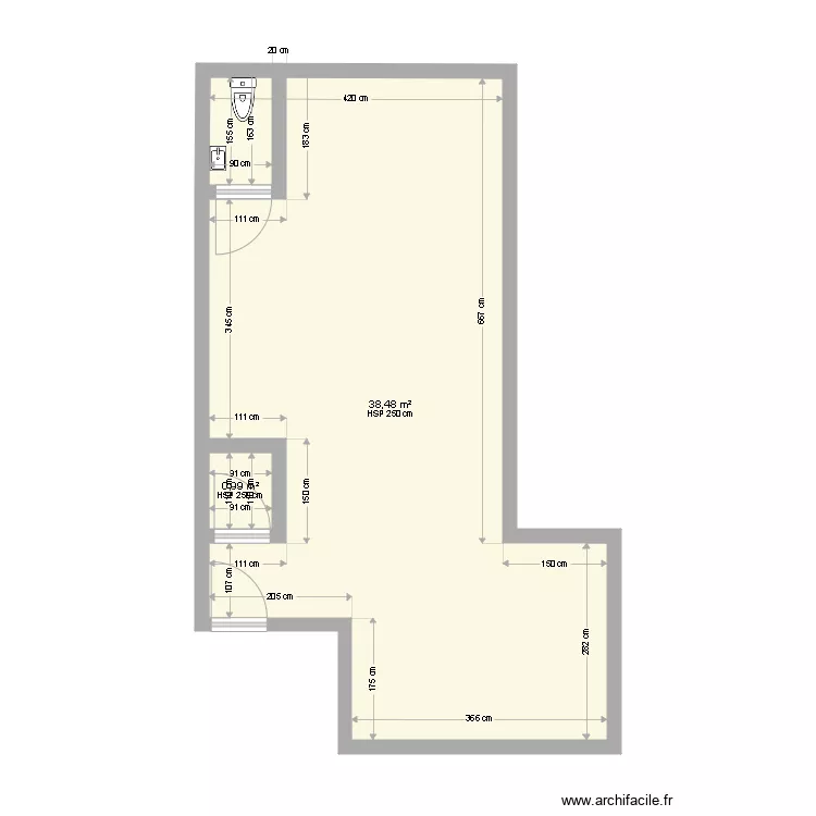 Zoran Drancy projet. Plan de 