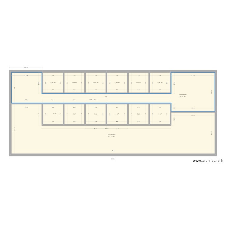 Porcherie Kasangulu. Plan de 0 pièce et 0 m2