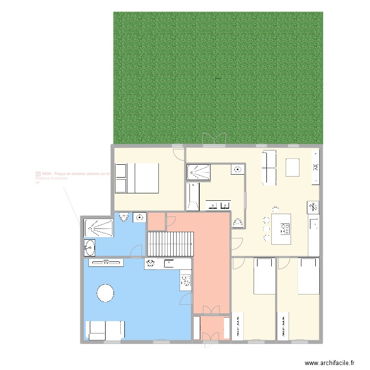 RDC Oradour. Plan de 10 pièces et 318 m2