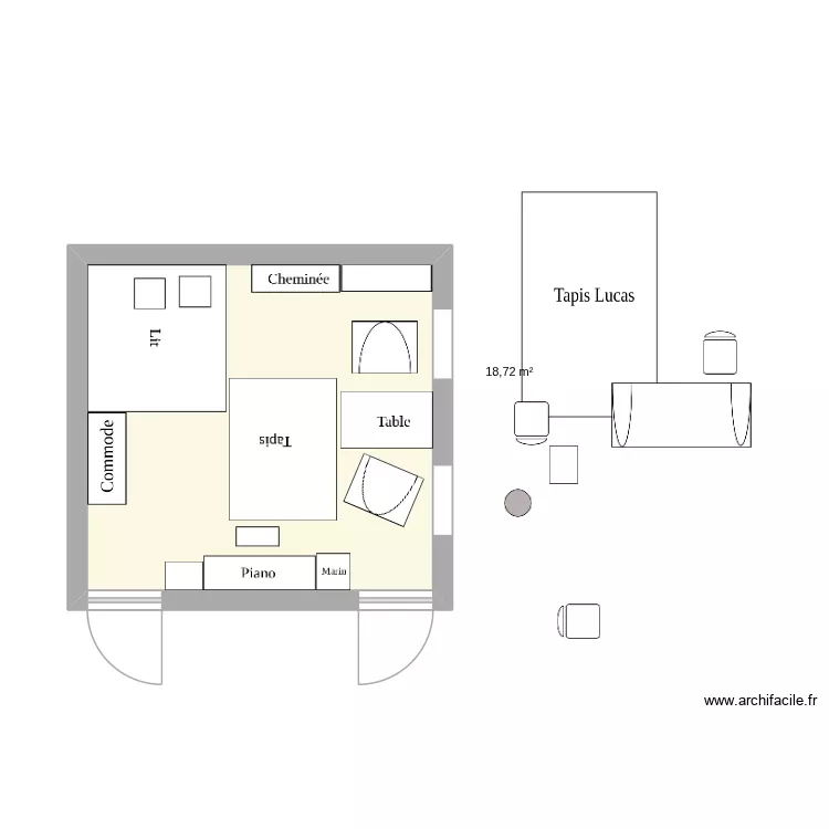 Séjour 2. Plan de Séjour 2. Plan de