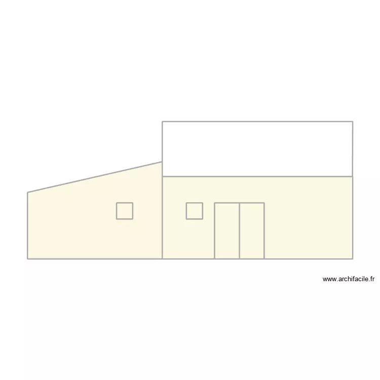 maison. Plan de 