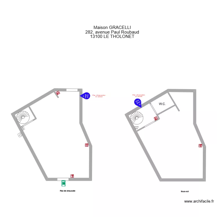 MAISON GRACELLI. Plan de MAISON GRACELLI. Plan de