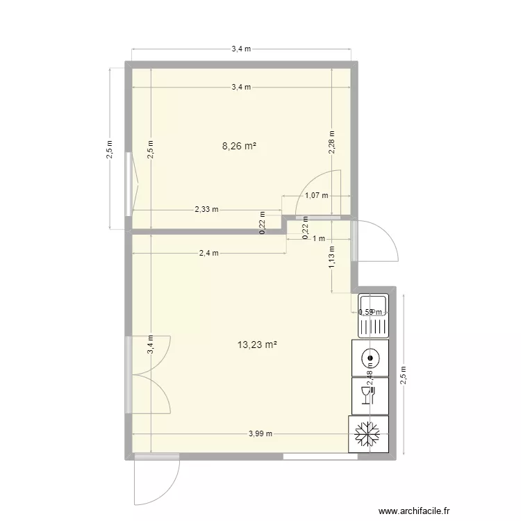 Carnot 01 Bis. Plan de Carnot 01 Bis. Plan de