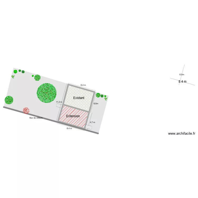 Extension Sow. Plan de 2 et 87 m² Extension Sow. Plan de 2 et 87 m²