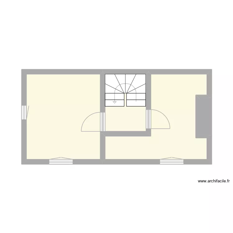 GOHAREL - ROUEN. Plan de 12  et 76 m²