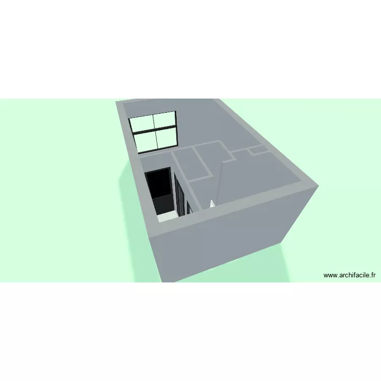 Studio 22m². Plan de 5 et 18 m² Studio 22m². Plan de 5 et 18 m²