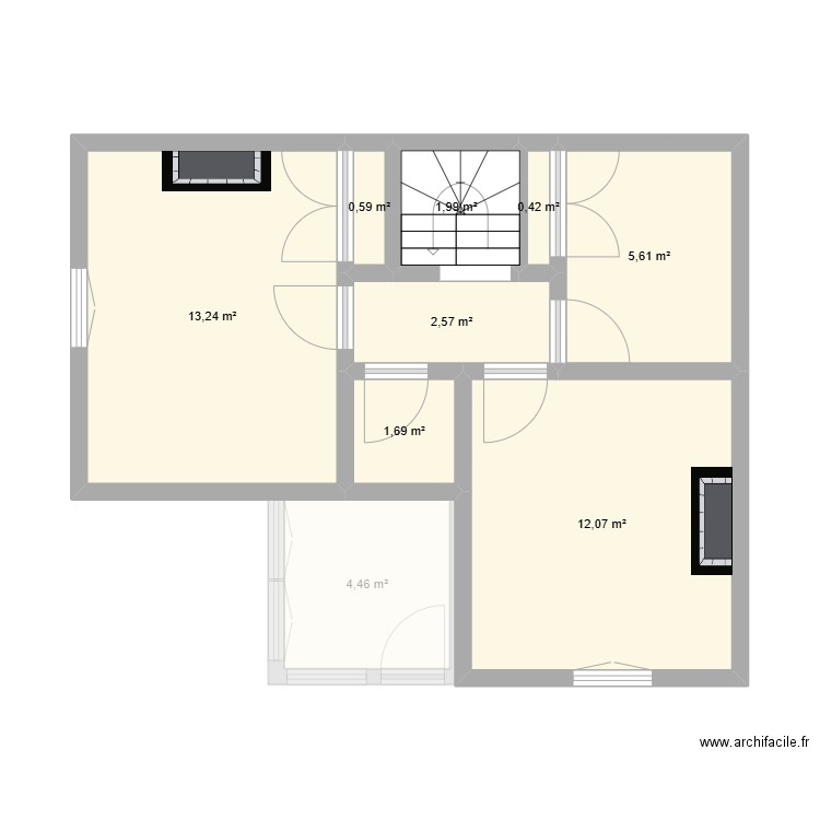LE PEMP - LOUVIERS. Plan de 17 pièces et 81 m2
