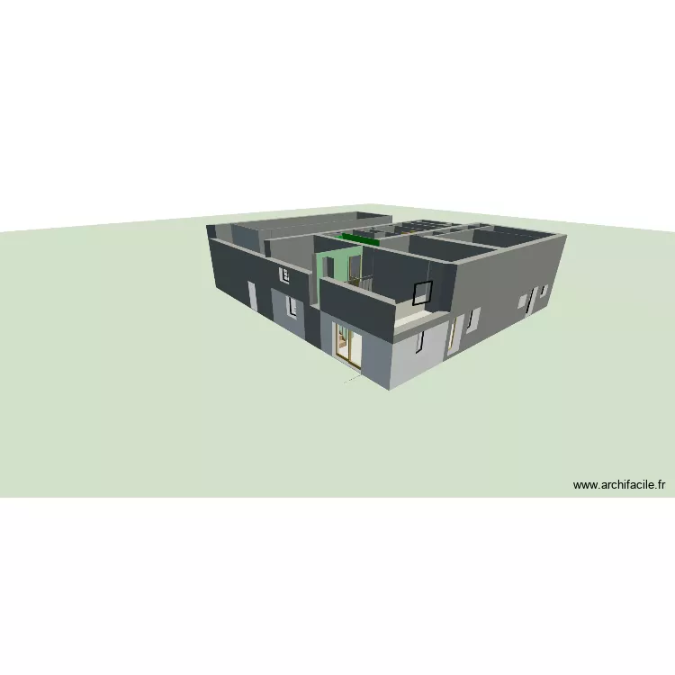 Projet Salon. Plan de 47 Pièces et 500 m² Projet Salon. Plan de 47 Pièces et 500 m²