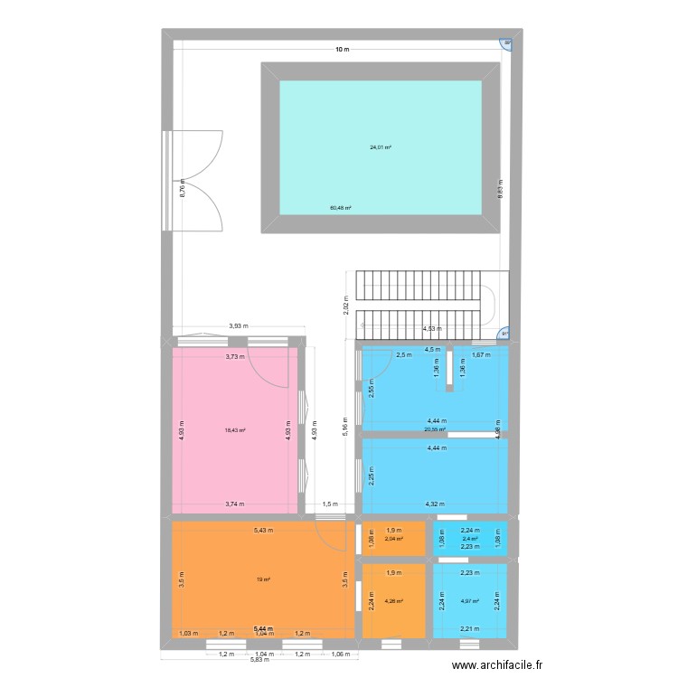 QURNA2. Plan de 9 pièces et 191 m2