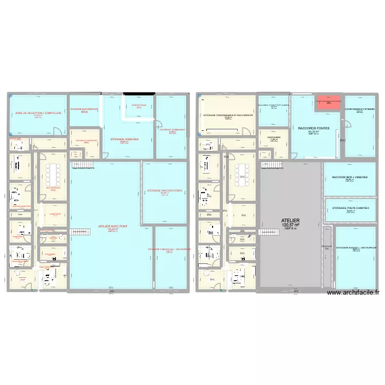 HYDRAU ELECT 2. Plan de 51  et 979 m²