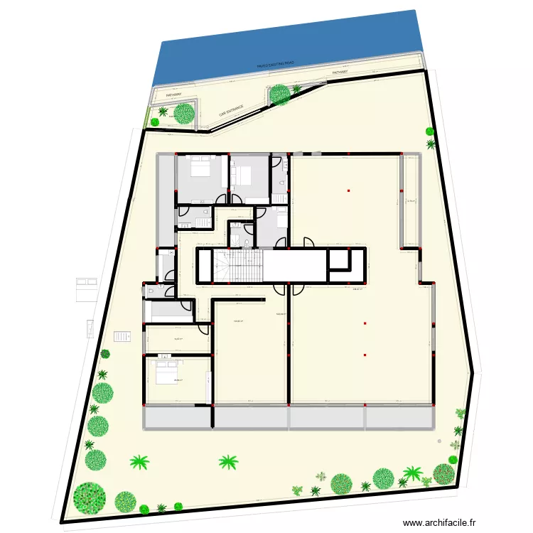 KACYIRU RP5 BIS. Plan de 167  et 7177 m²