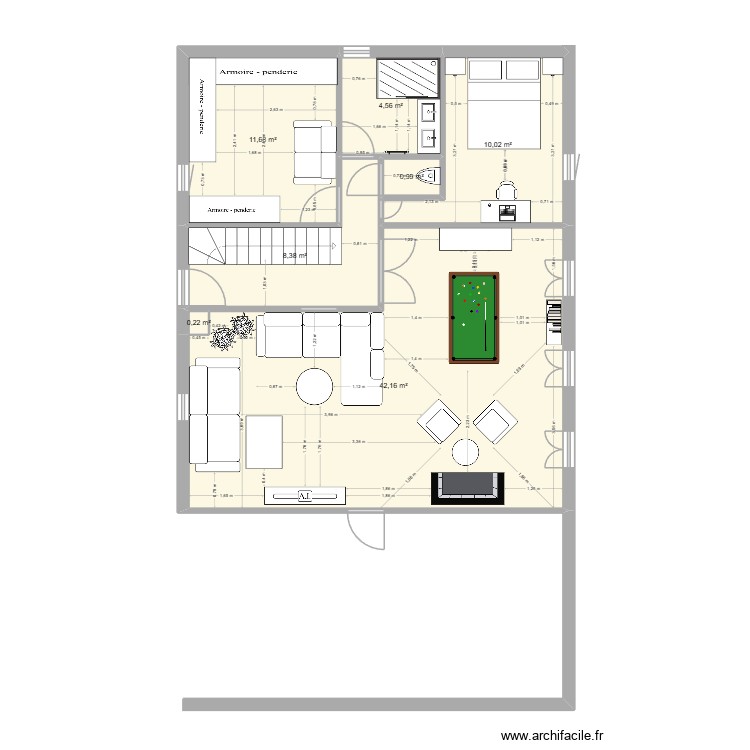 salon. Plan de 0 pièce et 0 m2 salon. Plan de 0 pièce et 0 m2
