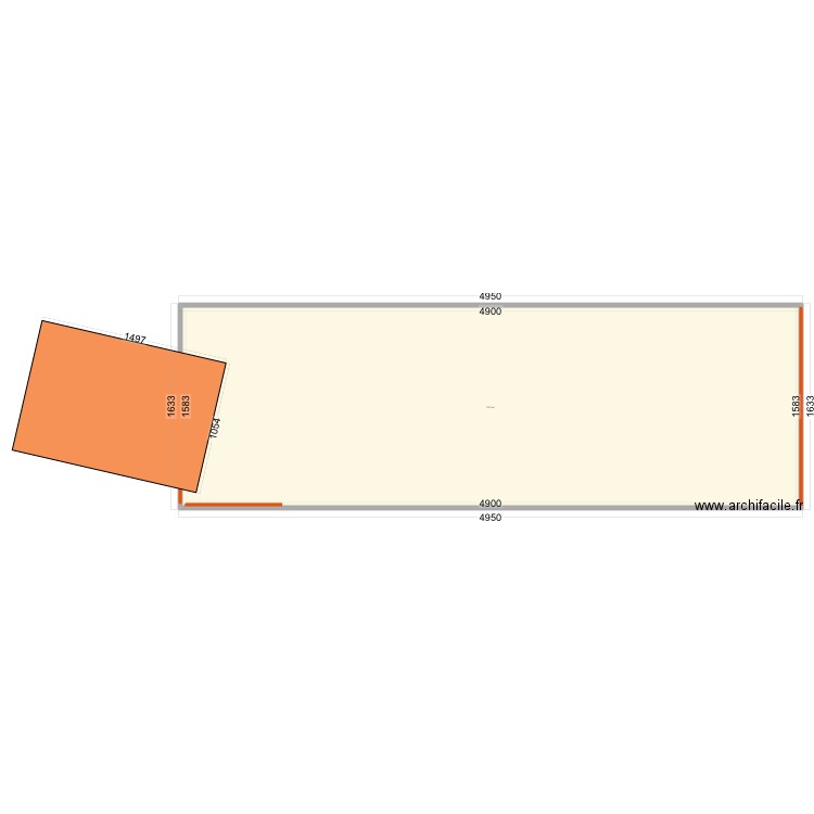 La cocoteraie. Plan de 1 pièce et 776 m2