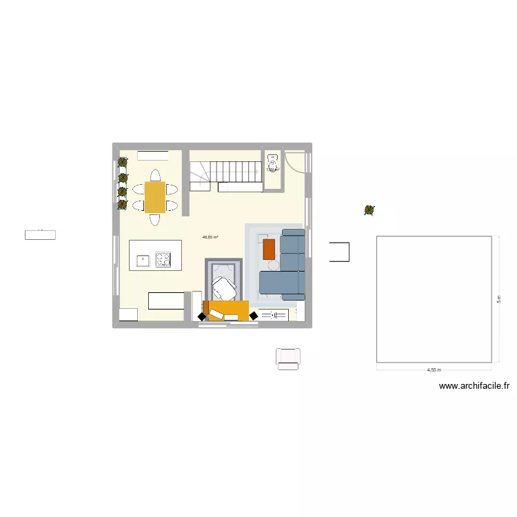 Overijse. Plan de 2 et 52 m² Overijse. Plan de 2 et 52 m²