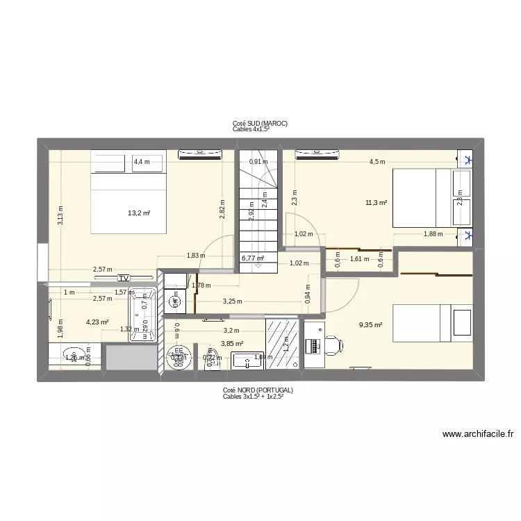 PAM etage Stentz. Plan de 