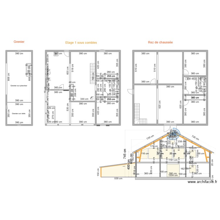 maison bras sec 2024. Plan de 29 pièces et 382 m2