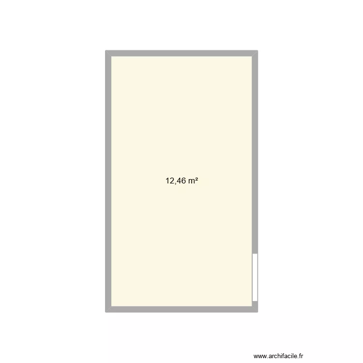 VEstiaire. Plan de 1 et 12 m² VEstiaire. Plan de 1 et 12 m²