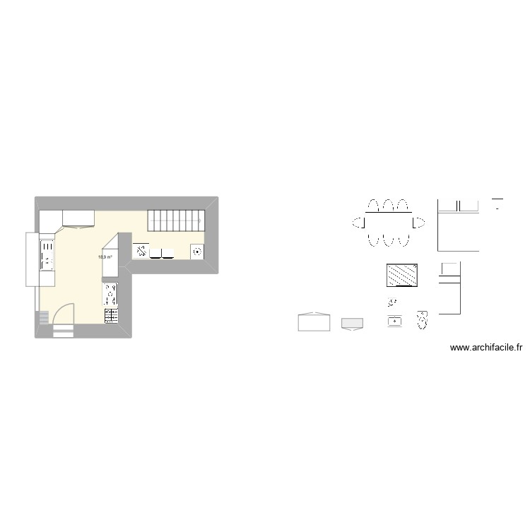 Cuisine_02. Plan de 0 pièce et 0 m2 Cuisine_02. Plan de 0 pièce et 0 m2