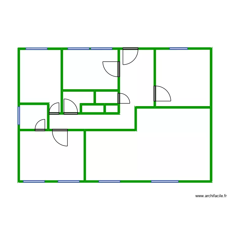 DURIER. Plan de 8  et 66 m²