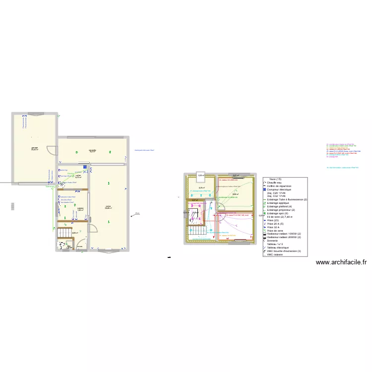 20260422 locmi. Plan de 15  et 100 m²