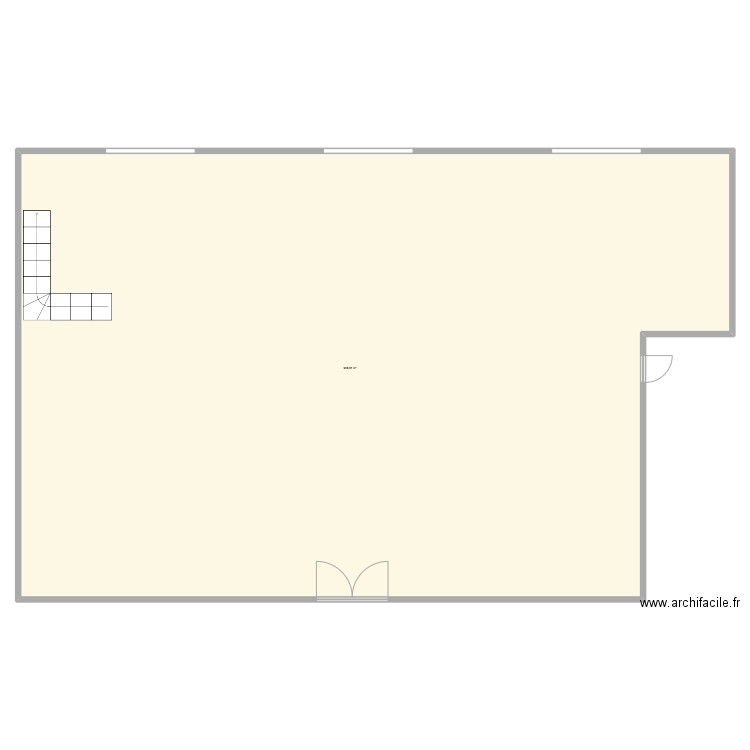kun faya kun. Plan de 1 pièce et 909 m2