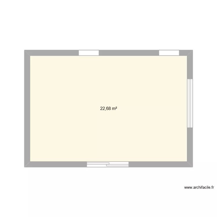 existant ruiz. Plan de 1 et 23 m² existant ruiz. Plan de 1 et 23 m²