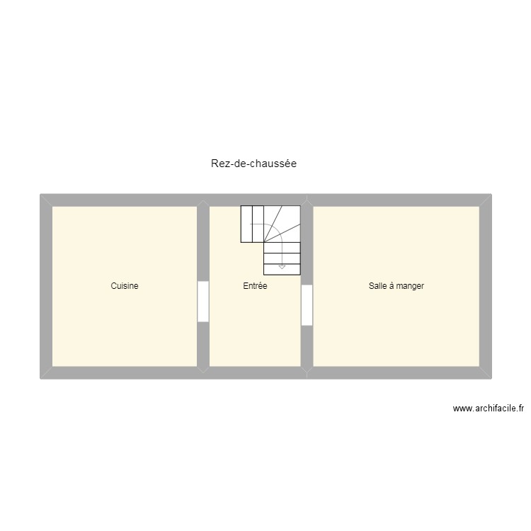 Feilles rdc. Plan de 0 pièce et 0 m2