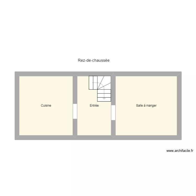 Feilles rdc. Plan de 