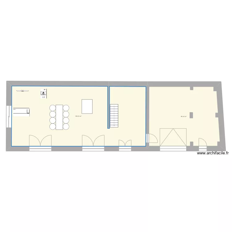 boibieux plancher &eacute;tage . Plan de 