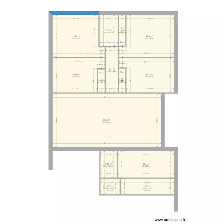 FONCIA DALLOZ. Plan de 14  et 111 m²