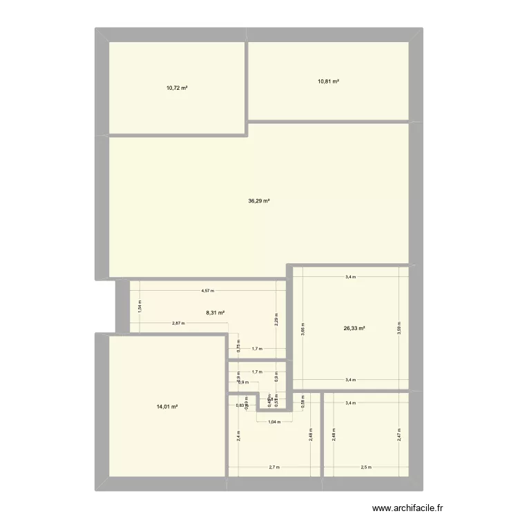 maison d'alexie. Plan de 6 et 107 m² maison d'alexie. Plan de 6 et 107 m²