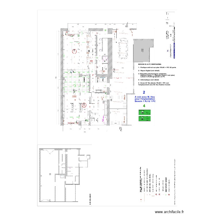 PHARMACIE DU MISTRAL (Teddy Heu). Plan de 0 pièce et 0 m2