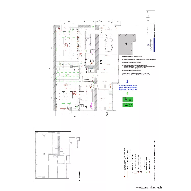 PHARMACIE DU MISTRAL (Teddy Heu). Plan de PHARMACIE DU MISTRAL (Teddy Heu). Plan de