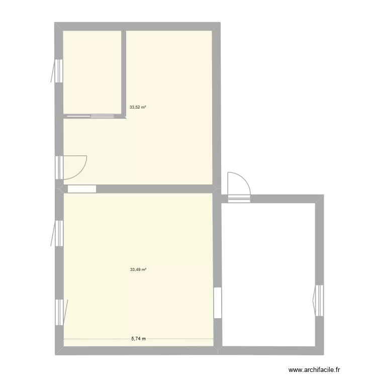 Mirambeau parents 2. Plan de 4 et 66 m² Mirambeau parents 2. Plan de 4 et 66 m²