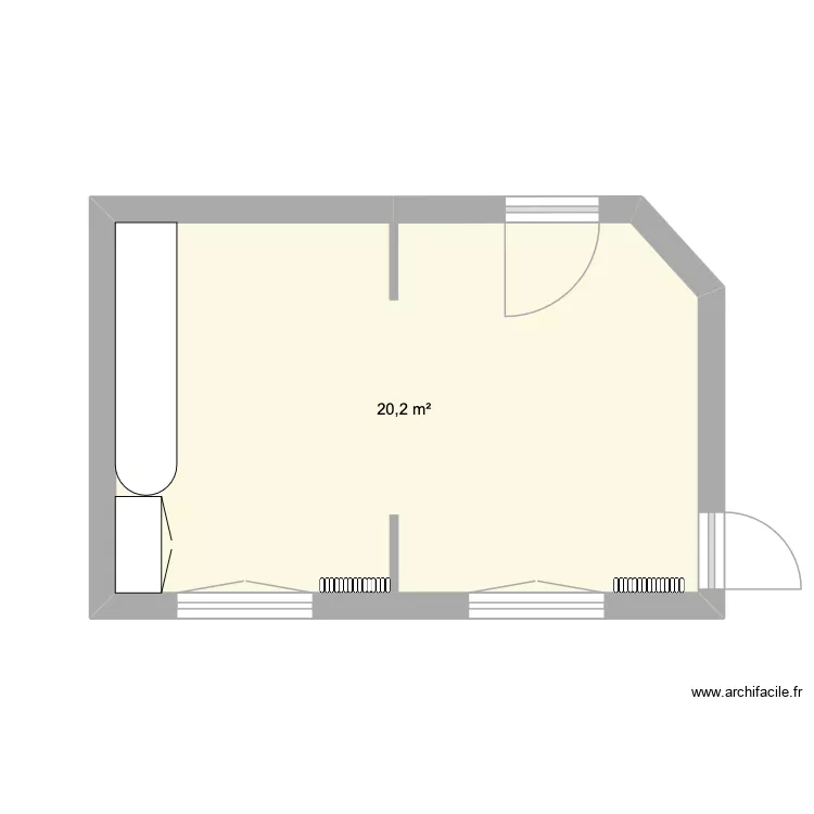 Appartement TEST. Plan de 1 et 20 m² Appartement TEST. Plan de 1 et 20 m²