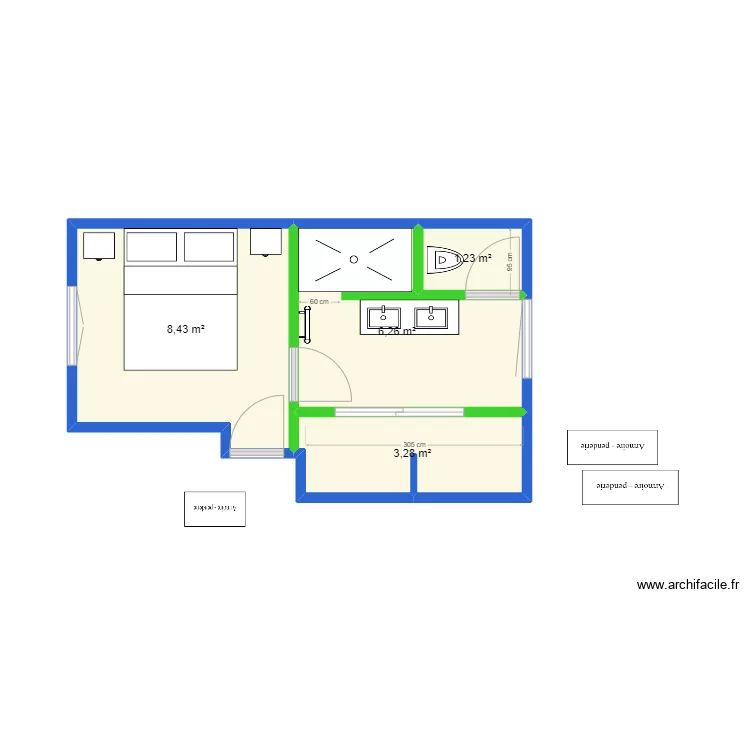 chambre Pat. Plan de chambre Pat. Plan de