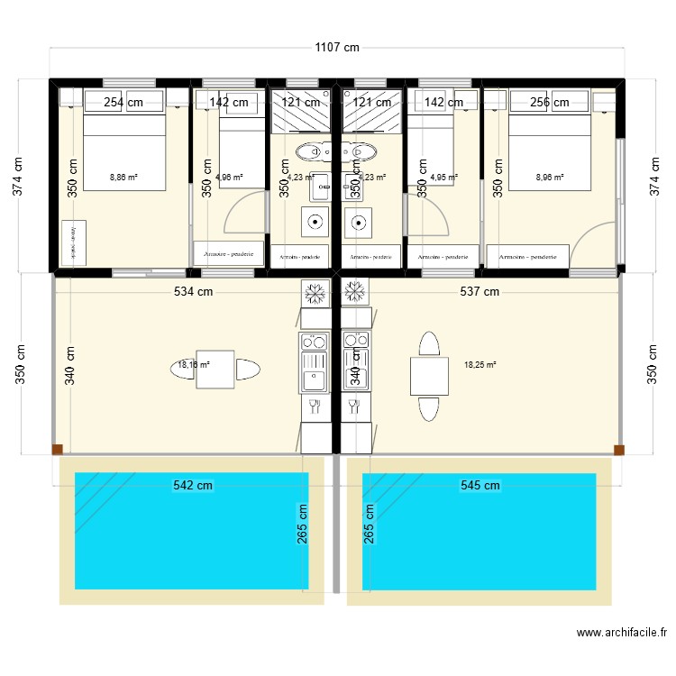 Popotte 12 sept 25 5. Plan de 8 pièces et 73 m2