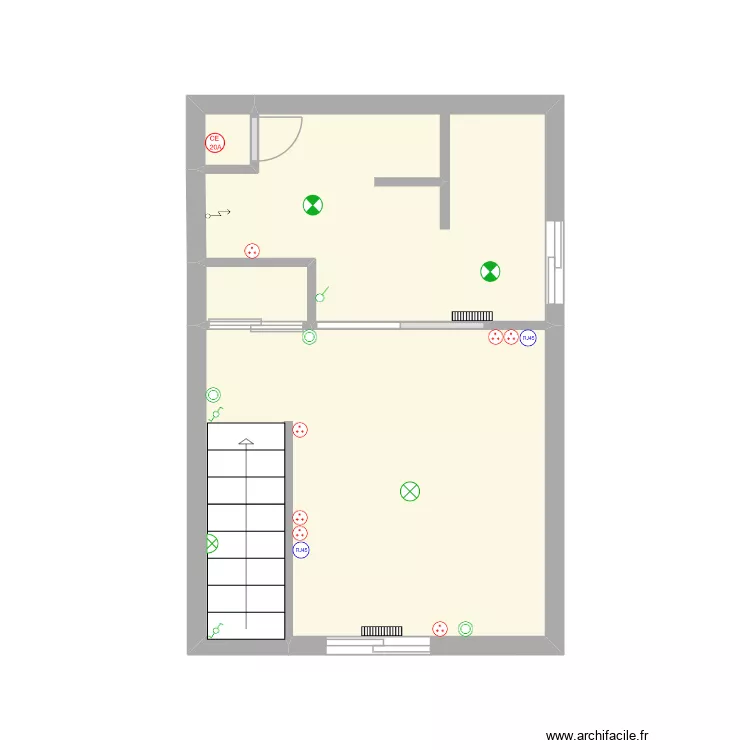 plan-implantation-électrique-chambre-étudiant. Plan de 4 et 16 m² plan-implantation-électrique-chambre-étudiant. Plan de 4 et 16 m²
