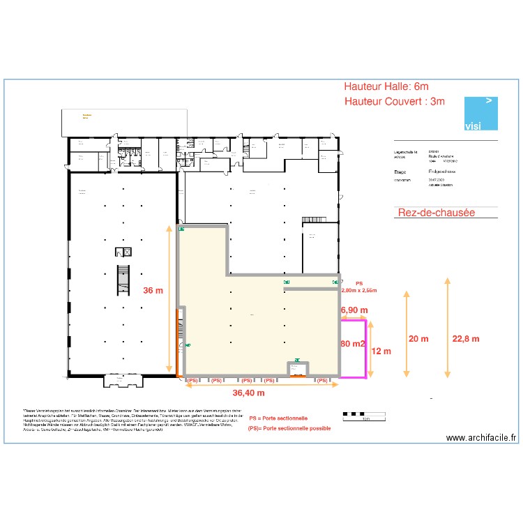 anciennement Miauton 2. Plan de 1 pièce et 969 m2