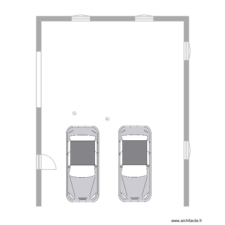 garage. Plan de 0 pièce et 0 m2