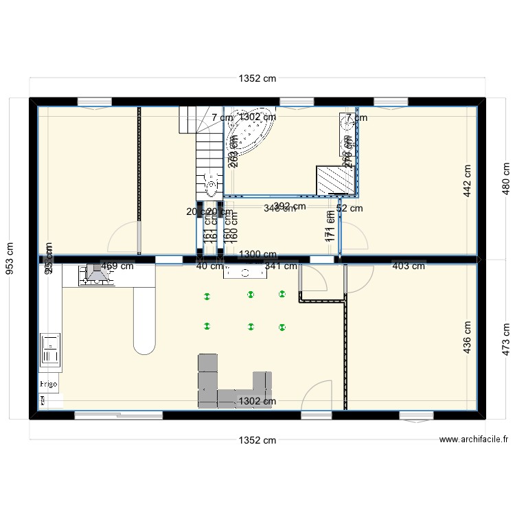 Sous sol. Plan de 0 pièce et 0 m2