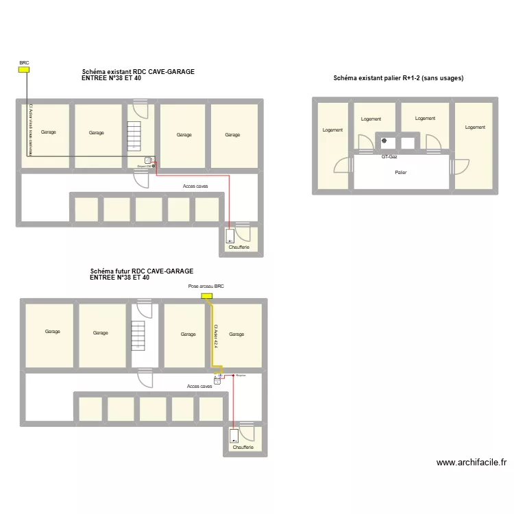 38 COUPILLON. Plan de 31 pièces et 188 m²
