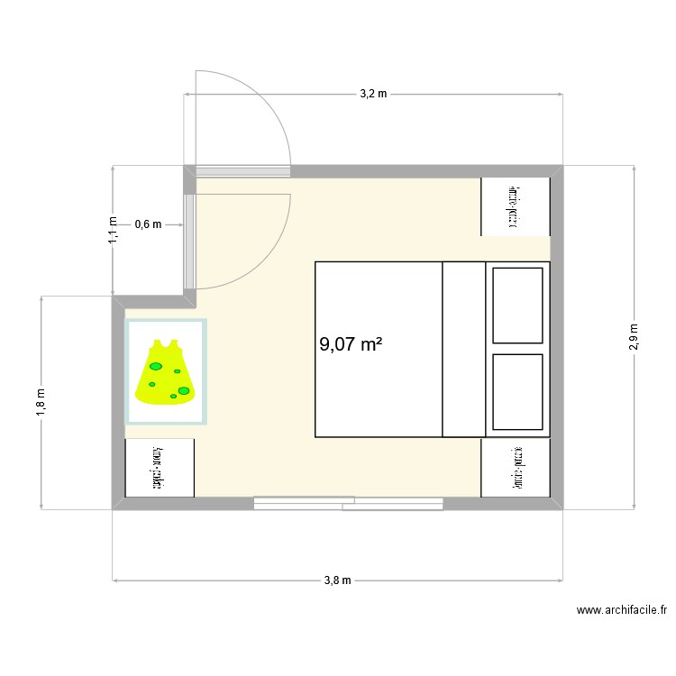ch apt 104. Plan de 0 pièce et 0 m2