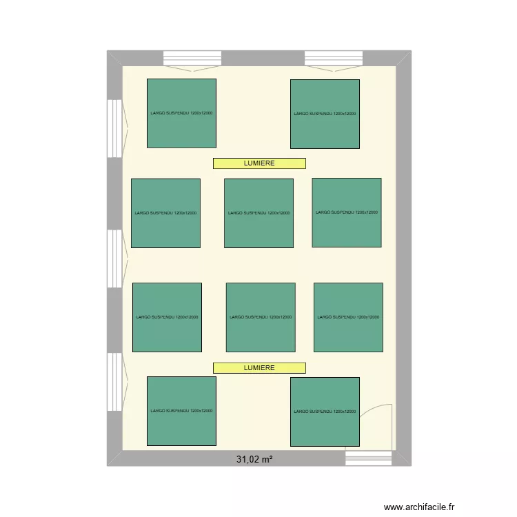 REFECTOIRE - DSDEN. Plan de 