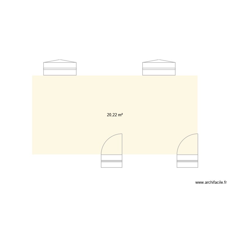 FUTURE CHAMBRE ROSALIE. Plan de 0 pièce et 0 m2