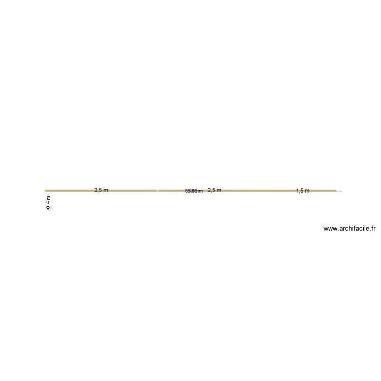 TERRASSE COMPOSITE. Plan de 