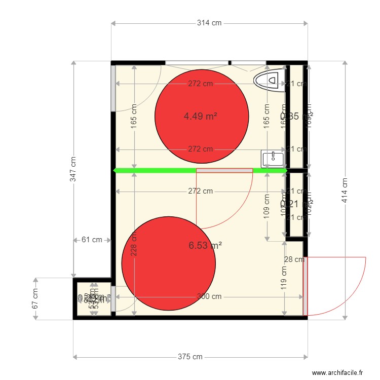 projet fabrice. Plan de 0 pièce et 0 m2