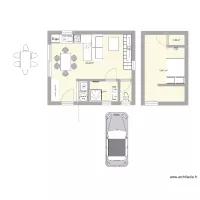 Construction 30m2 au sol 45m2 total