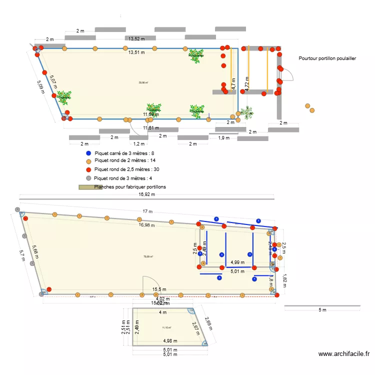 POTAGER 2025 piquets. Plan de POTAGER 2025 piquets. Plan de